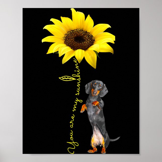 Affiche Dachshund Doxie Wiener Dotson Maman Mama Cadeau (Devant)