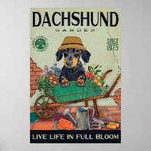 Dachshund Gardening amusant citations cadeaux