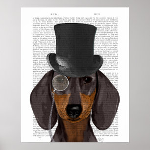 Affiche Dachshund, Hound officiel et Casquette