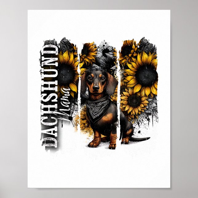 Affiche Dachshund Mama  (Devant)