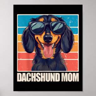Affiche Dachshund Maman