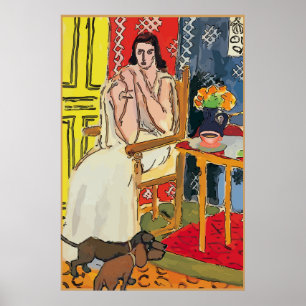 Affiche Dachshunds Abstraits au sol,