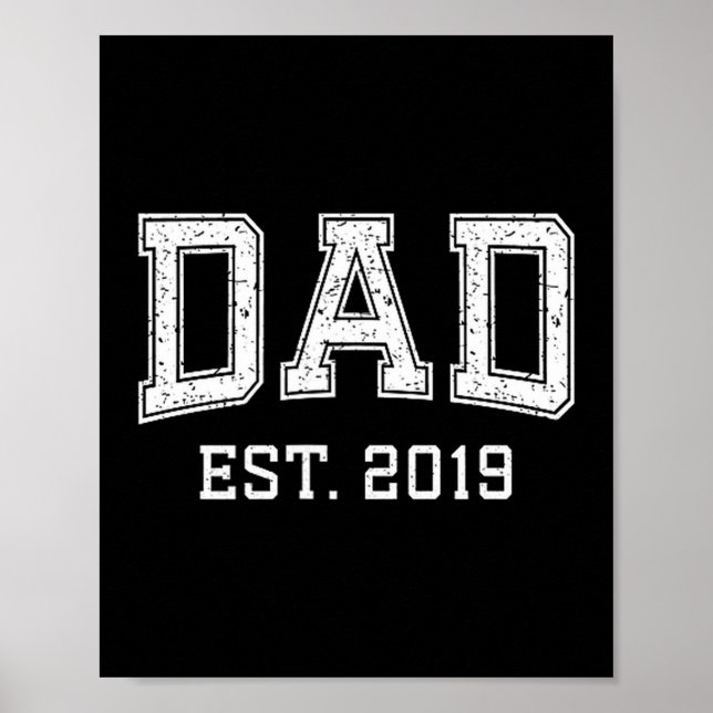 Affiche Dad Est 2019 Dad D Fathers Day Ized  (Devant)