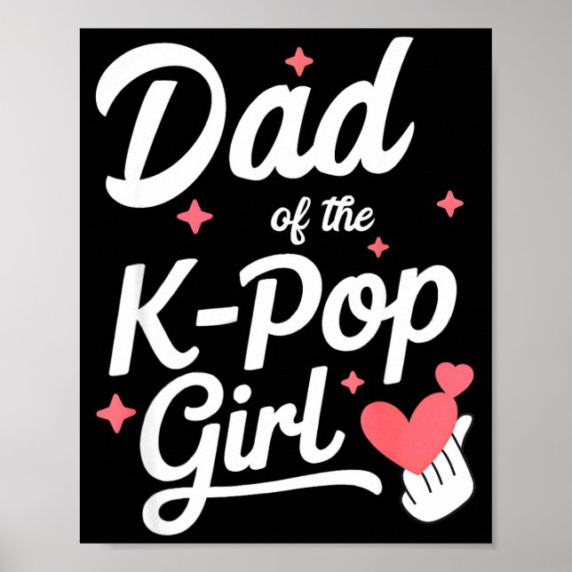 Affiche Dad Of The K P Girl K-p Fashion Men  (Devant)