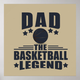 Affiche dad the basketball legend