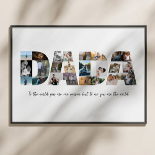 Affiche Dada 24 Photo Collage Cadeau pour la première Fête