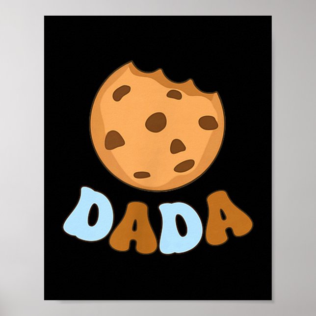 Affiche Dada Cookies Milk Sweet One 1st Birthday Family Ma (Devant)