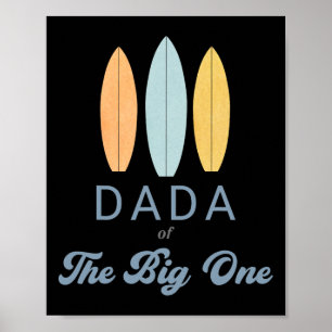 Affiche Dada The Big One Surf 1er Anniversaire Famille Ass