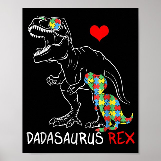 Affiche Dadasaurus Rex Autism (Devant)