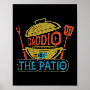 Affiche Daddio Du Patio Vintage Barbecue Grill Rbecue Fath