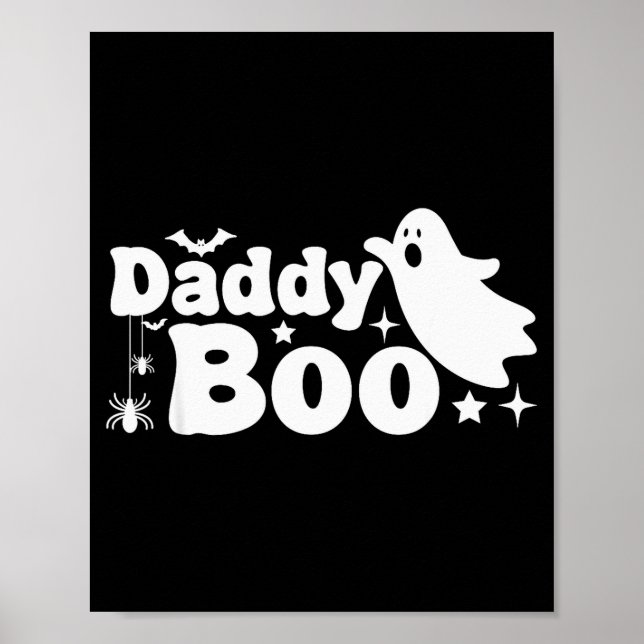 Affiche Daddy Boo Funny Ghost Halloween Family Matching  (Devant)