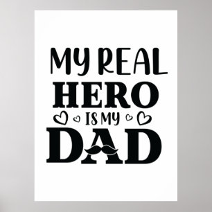 Affiche Daddy Don Mon Vrai Héros Est Mon Héros