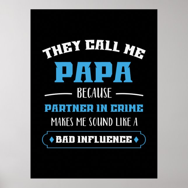 Affiche Daddy Don On M'Appelle Papa (Devant)