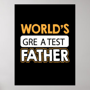 Affiche Daddy Gift Le plus grand père du monde