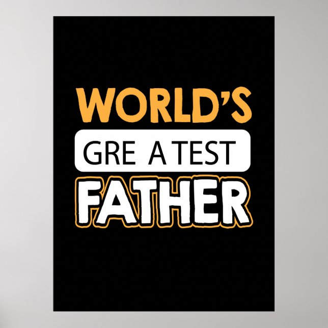 Affiche Daddy Gift Le plus grand père du monde (Devant)