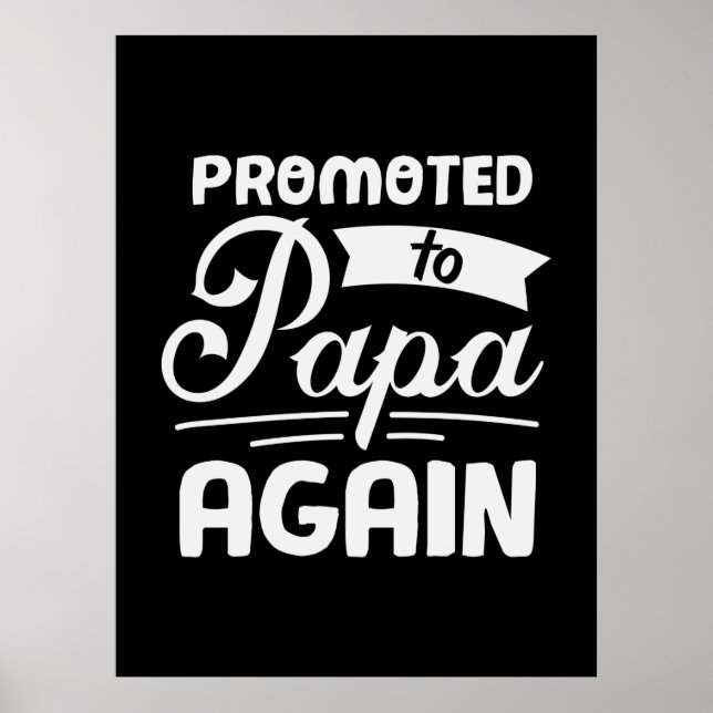 Affiche Daddy Gift Promoted To Papa Again (Devant)