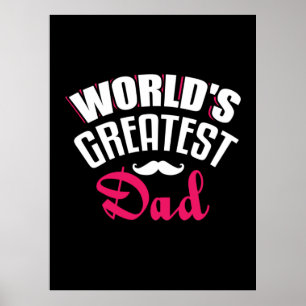 Affiche Daddy Gift World Greatest Dad