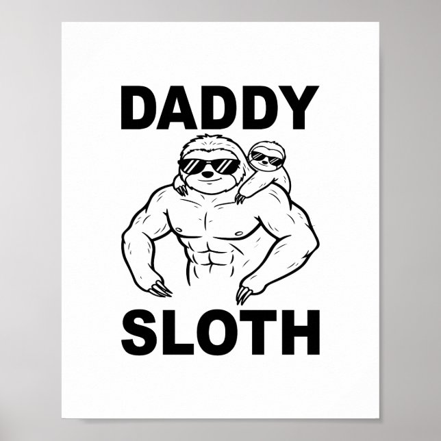 Affiche Daddy Sloth (Devant)