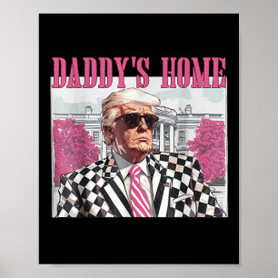 Affiche Daddys Accueil Trump Pink 2024