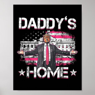 Affiche Daddys Accueil Trump rose 2024 Trump prend drôle
