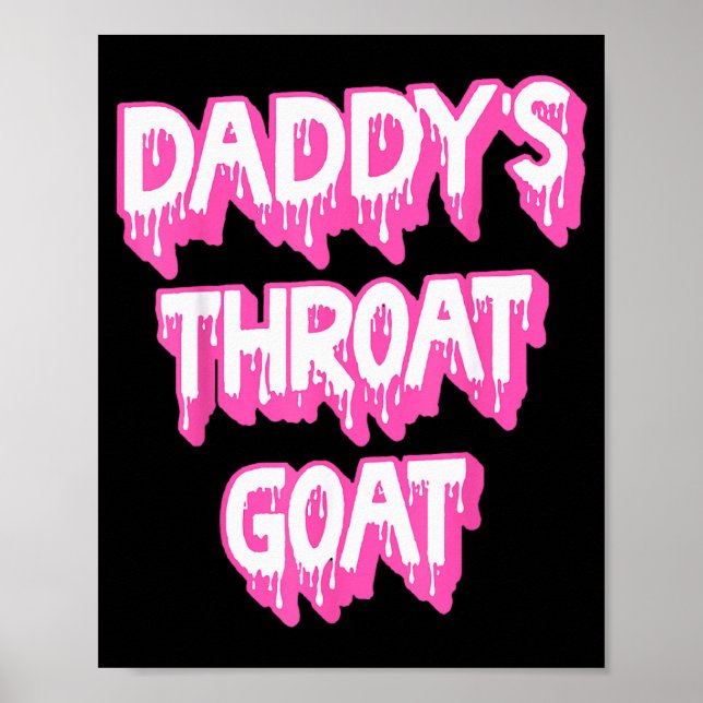 Affiche Daddy's Throat Goat Nk  (Devant)