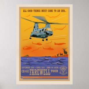 Affiche d'adieu CH-46