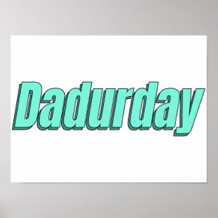 Affiche Dadurdays Père et enfants Weeken