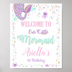 Affiche d'Affiche de bienvenue de fête d'anniversa