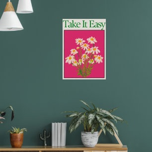 Affiche d'affirmation d'amour de soi