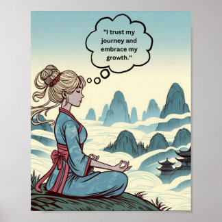 Affiche d'Affirmation "Faites confiance à votre vo