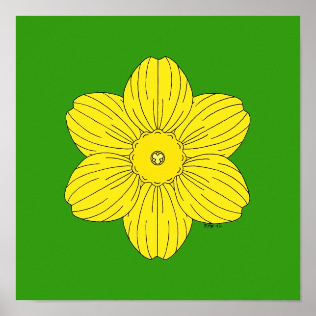Affiche Daffodique héraldique (Devant)