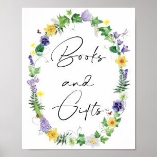 Affiche Daffodiques rustiques et livres et cadeaux Fleur s