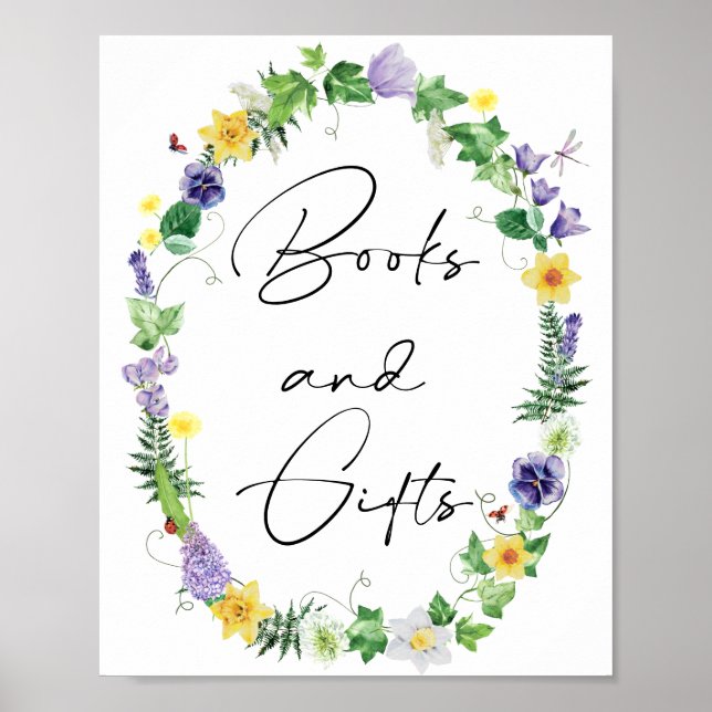 Affiche Daffodiques rustiques et livres et cadeaux Fleur s (Devant)