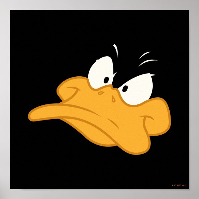 Affiche DAFFY DUCK™ Angry Face (Devant)