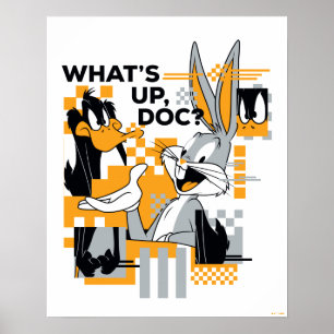 Affiche DAFFY DUCK™ & BUGS BUNNY™ Glitch