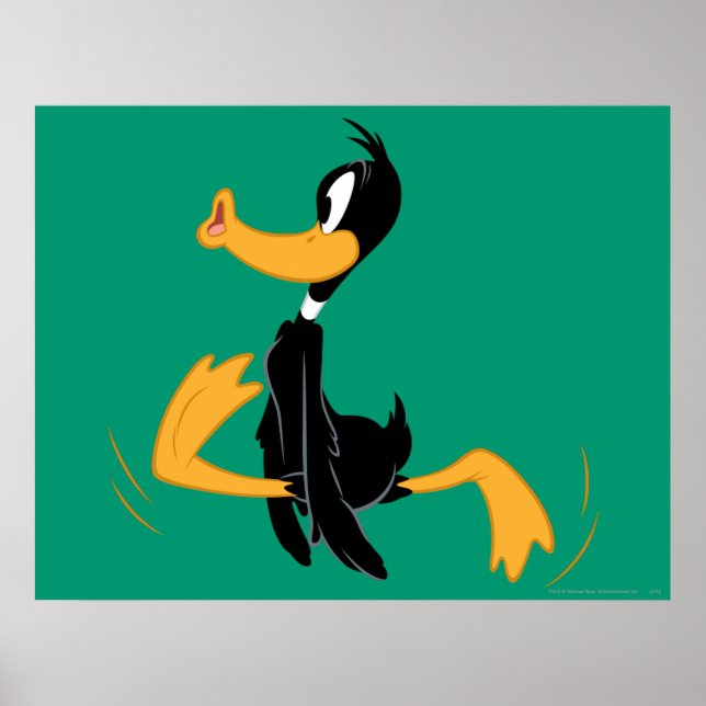 Affiche DAFFY DUCK™ Être fou (Devant)