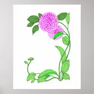 Affiche Dahlia