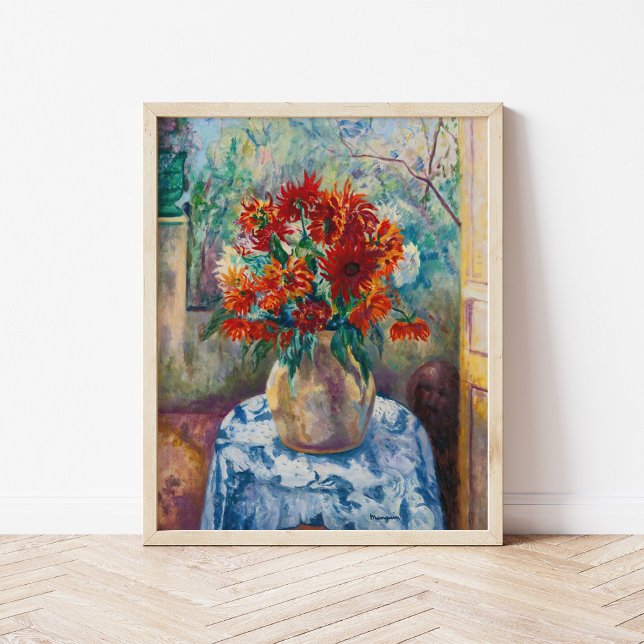 Affiche Dahlias, Saint-Tropez | Henri Manguin (Créateur téléchargé)