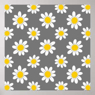Affiche Daisies de White Yellow