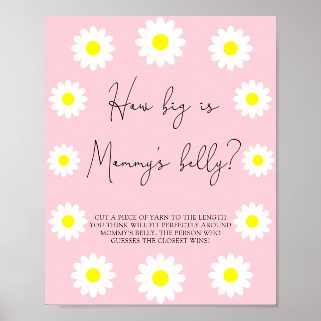 Affiche Daisies - Quelle taille est le jeu du ventre de ma (Devant)