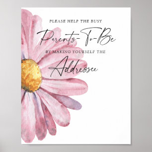 Affiche Daisy - Aide aux futurs parents occupés destinatai