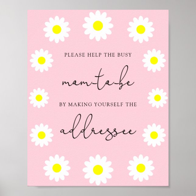 Affiche Daisy Aidez la maman à être occupée à s'adresser à (Devant)