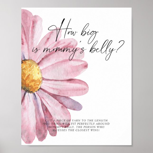 Affiche Daisy - comme le ventre de maman est gros jeu (Devant)