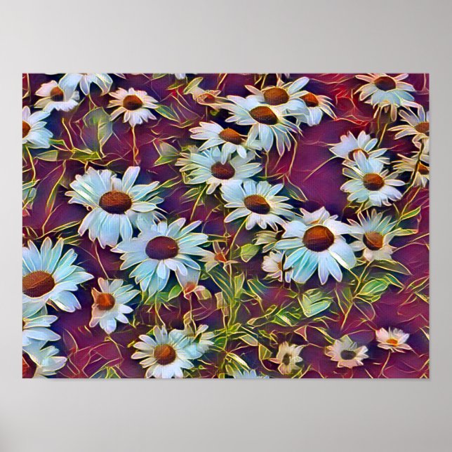 AFFICHE DAISY FLOWERS (Devant)