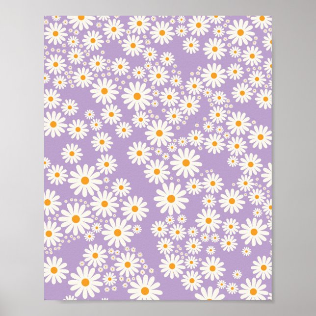 Affiche Daisy Garden 05 Purple (Devant)