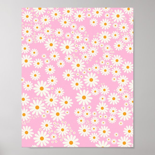 Affiche Daisy Garden 09 Bébé rose (Devant)