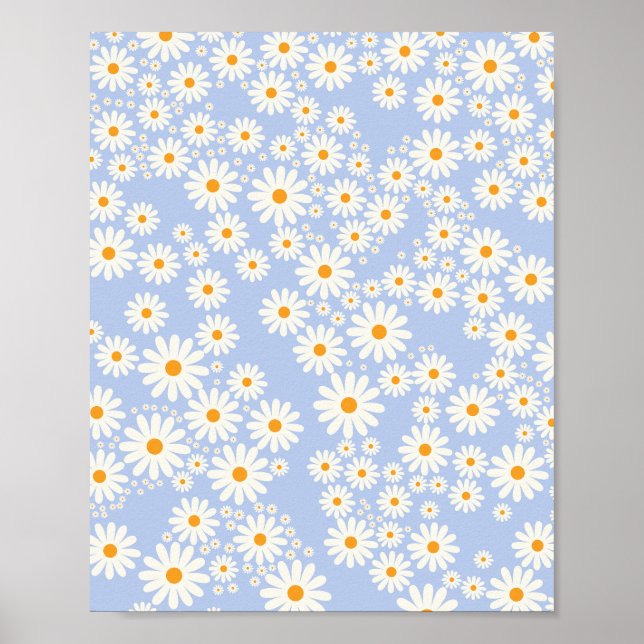 Affiche Daisy Garden 10 Baby Blue (Devant)