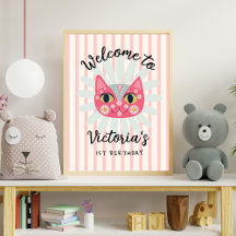 Daisy Kitty Visage Purr-fect fête d'anniversaire