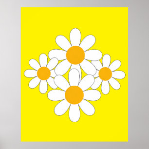 Affiche Daisy Lumineuse et Audacieuse