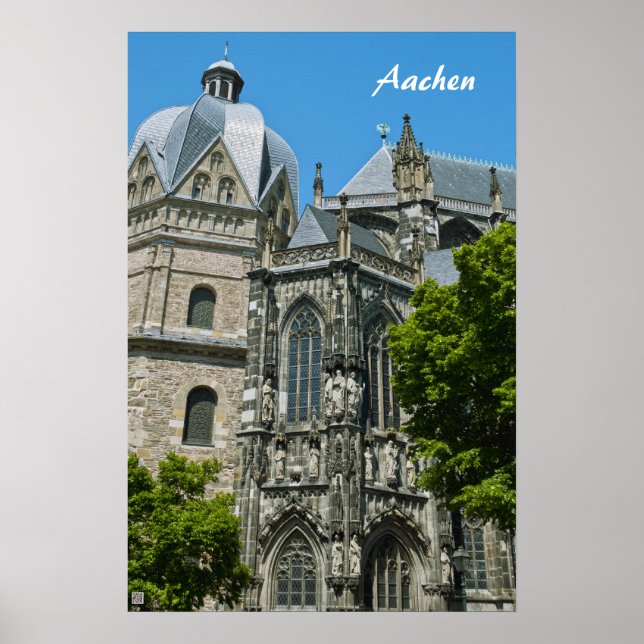 Affiche d'Aix-la-Chapelle (Devant)